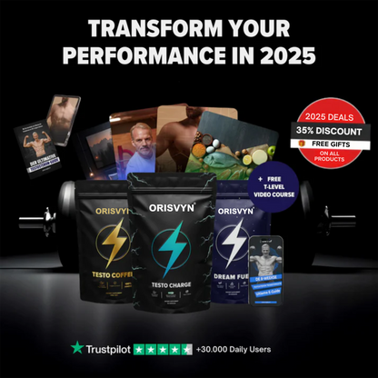 ORISVIN'S ULTIMATE MEN BUNDLE- Testo Charge+ Testo Coffee & Dream Fuel