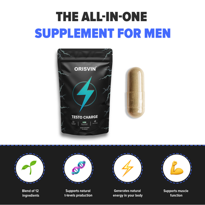 Testo Charge : 90 capsules + Free E-BOOK